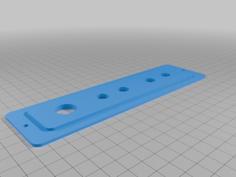 Rockboard Back Panel With 4 TRS Jack And USB 3D Printer Model