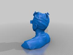 Head Bust Pen Stand/holder 3D Printer Model