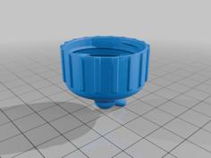 Siphon Airbrush Bottlecap Adaptor 3D Printer Model