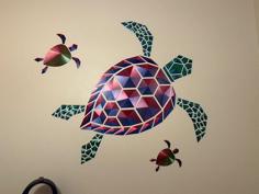 Baby Sea Turtle Wall Design 3D Printer Model