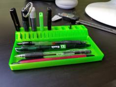 Pen, MicroSD, And USB Organizer 3D Printer Model