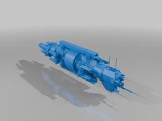 Earthforce Heracles Class Fighter Frigate 3D Printer Model