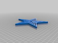 Christmas Star 3D Printer Model