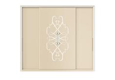 Laser Cut Elegant Contemporary Wardrobe By Modenese Luxury Interiors