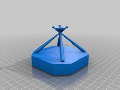 Baseball Pedestal With Bats 3D Printer Model