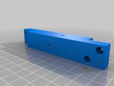 3.5 Inch Gauge Carriage Frame For Guinea Pig Train 3D Printer Model