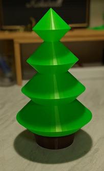 Tealight Xmas Tree 3D Printer Model