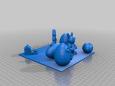 Conejo De Pascua 3D Printer Model