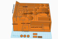 3D Printer Tool Stand Extended Version 3D Printer Model