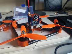 Uber 180 Redesign — No Supports Needed, VTX + Cam Mounts, Motor Guards 3D Printer Model