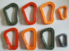 Simple Carabiner Reimagined 3D Printer Model