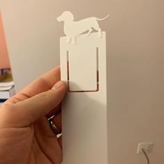 Dachshund Bookmark 3D Printer Model