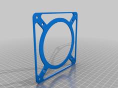 Fan Centering Spacer (120mm To 90mm) 3D Printer Model