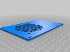 Ender 3 Lid 80mm Fan 3D Printer Model