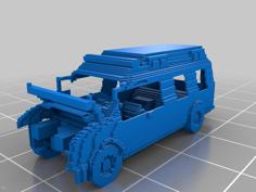 (3D Slash) Ambulance 3D Printer Model