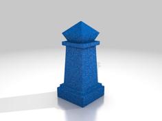 Bischop Chess Pieces 3D Printer Model