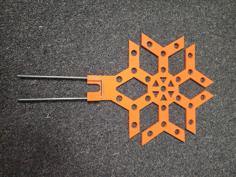 25 Pixel Yard Snowflakes 3D Printer Model