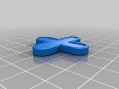 Tiling Cross 10mm 3D Printer Model