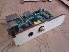 Laser Cut Raspberry PI Birch Wood Enclosure With Lego Holes