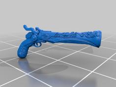 Gothic Hunter Gun 3D Printer Model