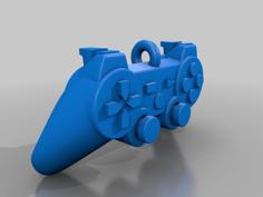 PS3 Controller Keyring 3D Printer Model