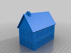 FOW French Farm House 3D Printer Model