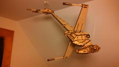 Laser Cut Star Wars B-Wing