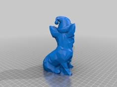 Dog Tree Topper 3D Printer Model