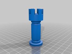 Rook Pencil Topper 3D Printer Model