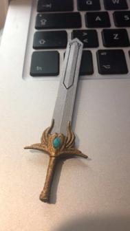 Netflix She-ra Sword Keychain 3D Printer Model