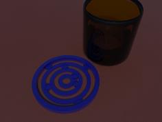 Coaster Bullet Target Style 3D Printer Model