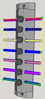 Screw Held Terminal Block 3D Printer Model