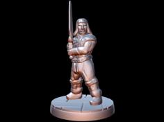 Bangsdar The (Modular) Barbarian (15mm Scale) 3D Printer Model