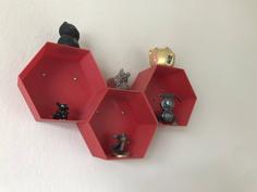 Hexagon Shelving 3D Printer Model