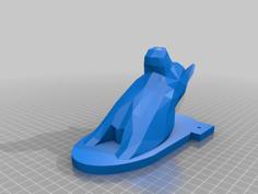 Low Poly Dog Shaped Hanger 3D Printer Model