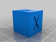 XYZ Calibration Cube 3D Printer Model