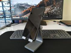 Adjustable Phone Stand 3D Printer Model