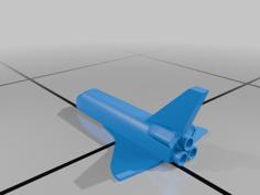 Space Shuttle – White Part Fixed 3D Printer Model