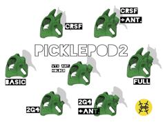 Toothpick PicklePod2 : Full Options Toothpick/TP3 Pod Canopy 3D Printer Model