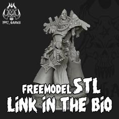 Space Warrior Old Statue 3D Printer Model