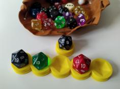 Customizable D20 Holder 3D Printer Model