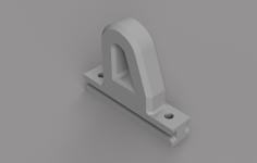 Hook For Outdoor Curtain Roll Up Aluminium Profile – Gancio Per Profilo In Alluminio Tenda Avvolgibile Per Esterni 3D Printer Model