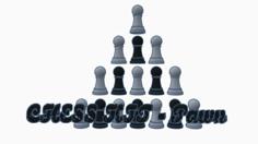 CHESS KIT – Pawn 3D Printer Model