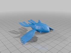 Pokemon Kyogre #382 – Optimized For 3D Printing 3D Printer Model