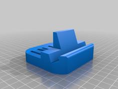 Blocky IPad Mini Stand 3D Printer Model