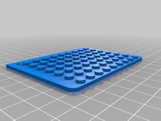 Lego Platform For Boe-Bot 3D Printer Model