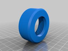 Model Rocket Motor Retainer. 3D Printer Model