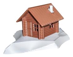 The Tiny Cabin 3D Printer Model