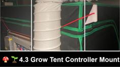 4.3 Grow Tent Controller Mount 3D Printer Model