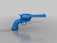 Colt Single Action Army Revolver 3D Printer Model